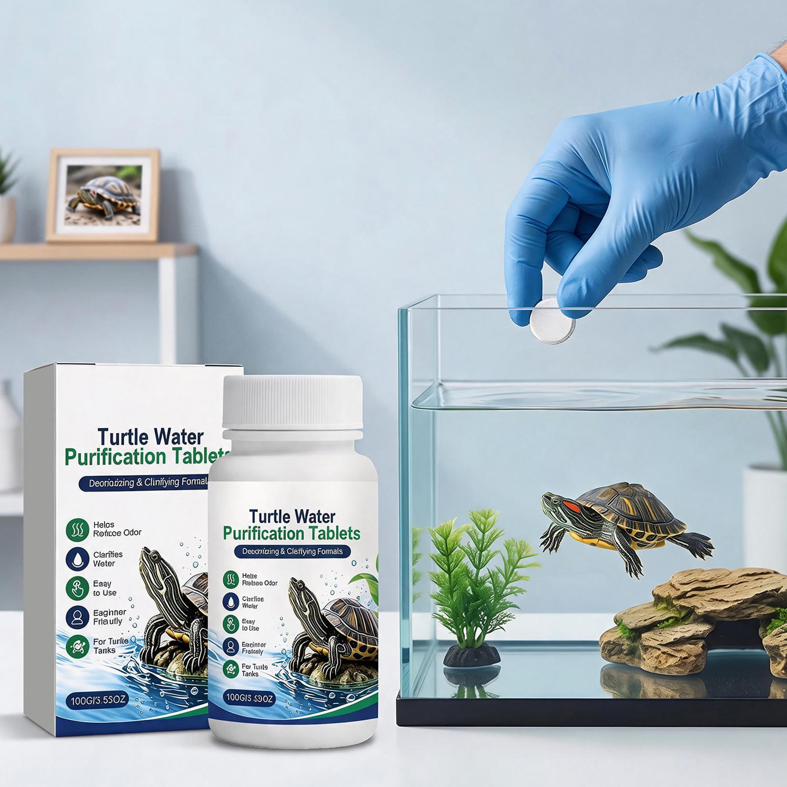 Marine Aquarium Bacteria - Aquarium-Wasseraufbereitungstabletten Professioneller Hocheffizienter Wasserreiniger für Schildkrötenbecken
