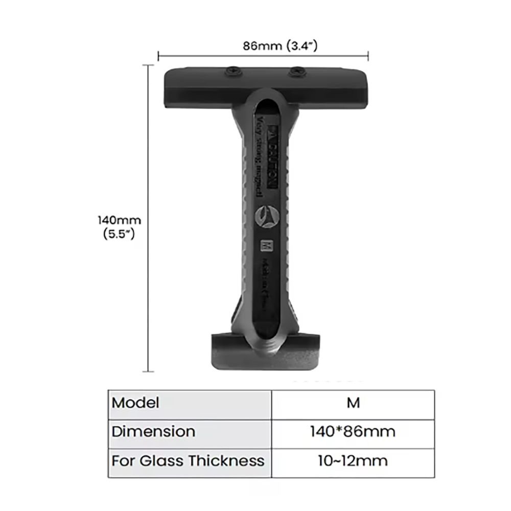 Marine Aquarium Glass Scraper - Magnetische Aquarium-Glas-Algenschaber, Glasreiniger, Schrubber, saubere Bürste