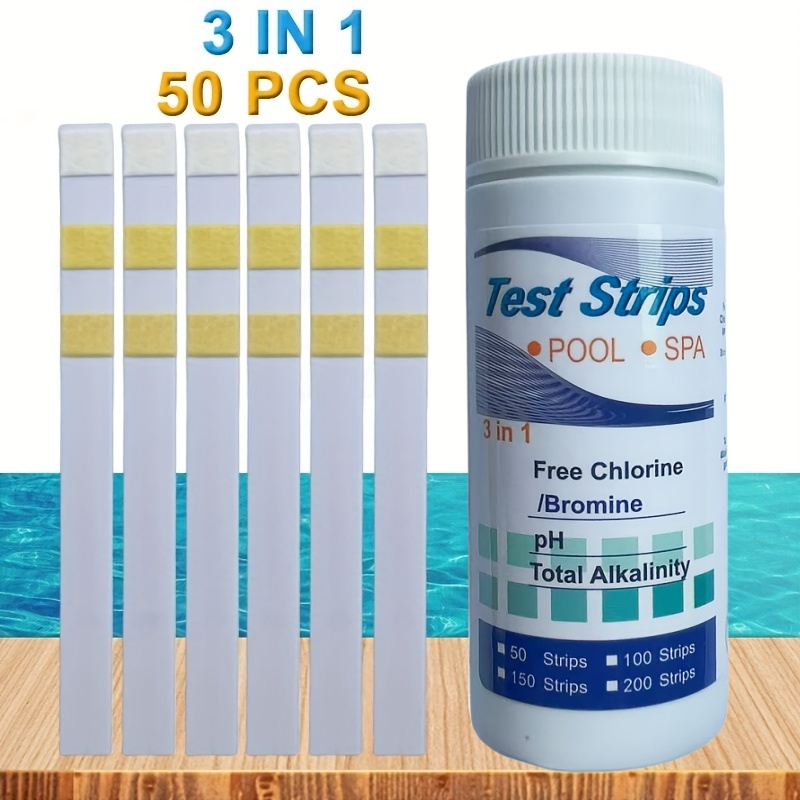 Marine Aquarium Bacteria - Chlor-PH-Teststreifen SPA Schwimmbad Aquarium Fischbecken Wassertestpapier