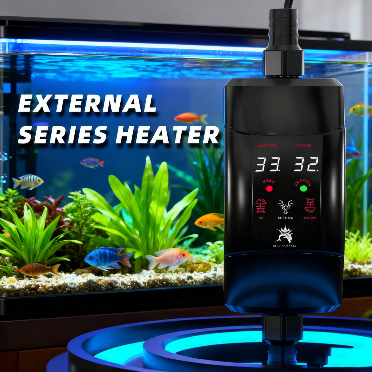 Marine Aquarium Heater - Externe Heizstab 300 W -1200 W