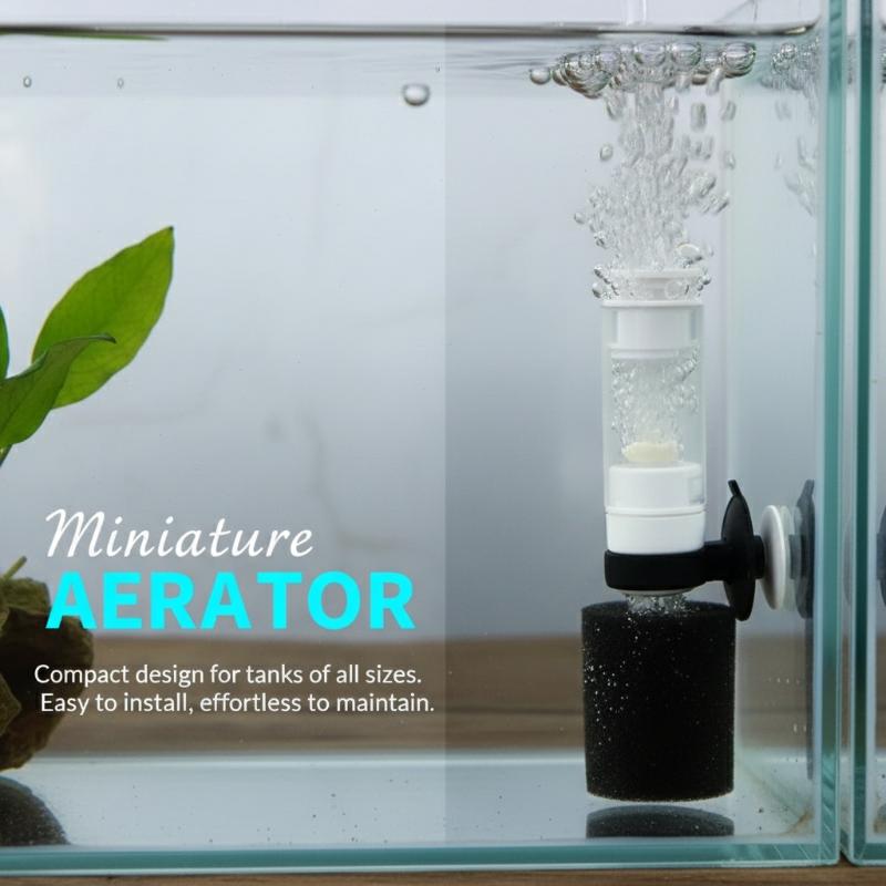 Marine Aquarium Bacteria - Luftbetriebener Aquarium-Schwammfilter mit extrem leisem Betrieb