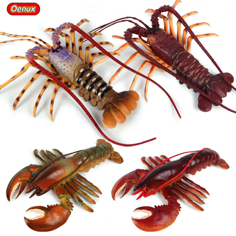 Marine Aquarium Hermit Crab - Realistische Meereslebewesen-Figuren Amerikanischer Hummer Königskrabbe Einsiedlerkrabbe