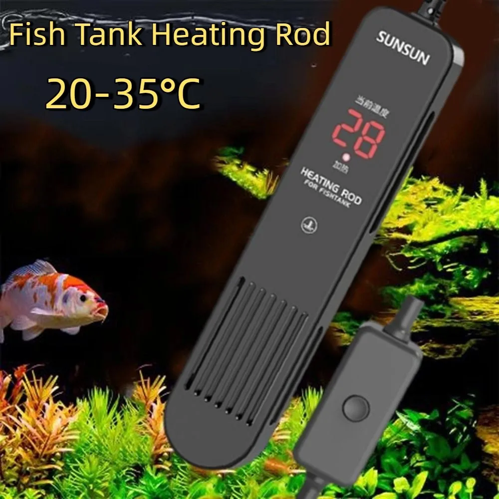 Marine Aquarium Heater - LCD-Display 20-35 ° C Digitaler Heizstab