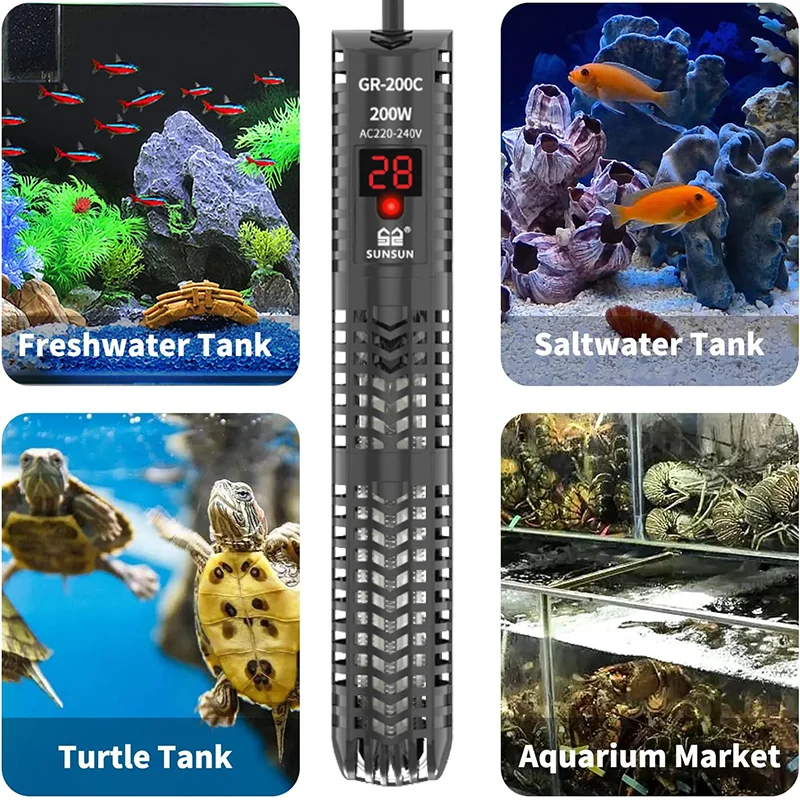 Aquarien Tauchheizung Display  – Marine Aquarium Heater Bewertung und Preis