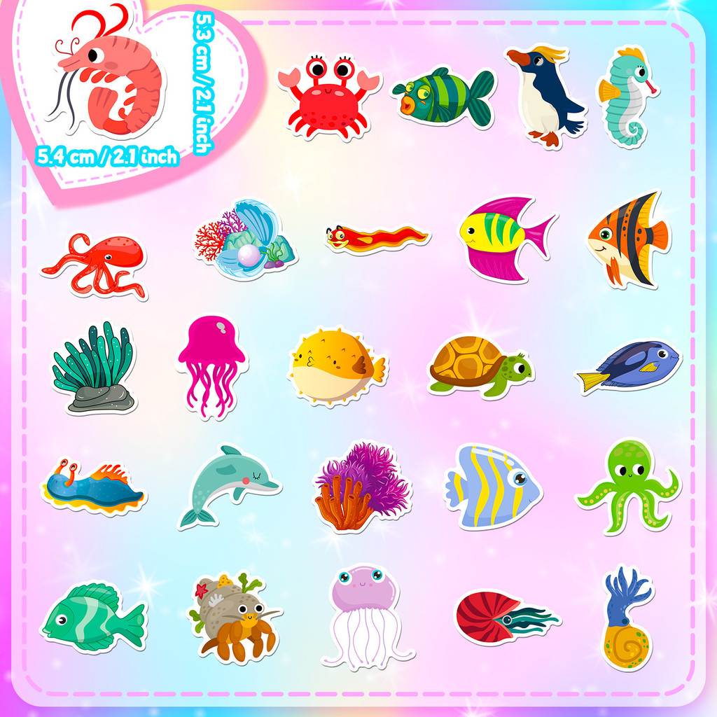 50 Stück Meereslebewesen-Aufkl – Marine Aquarium Design Bewertung und Preis