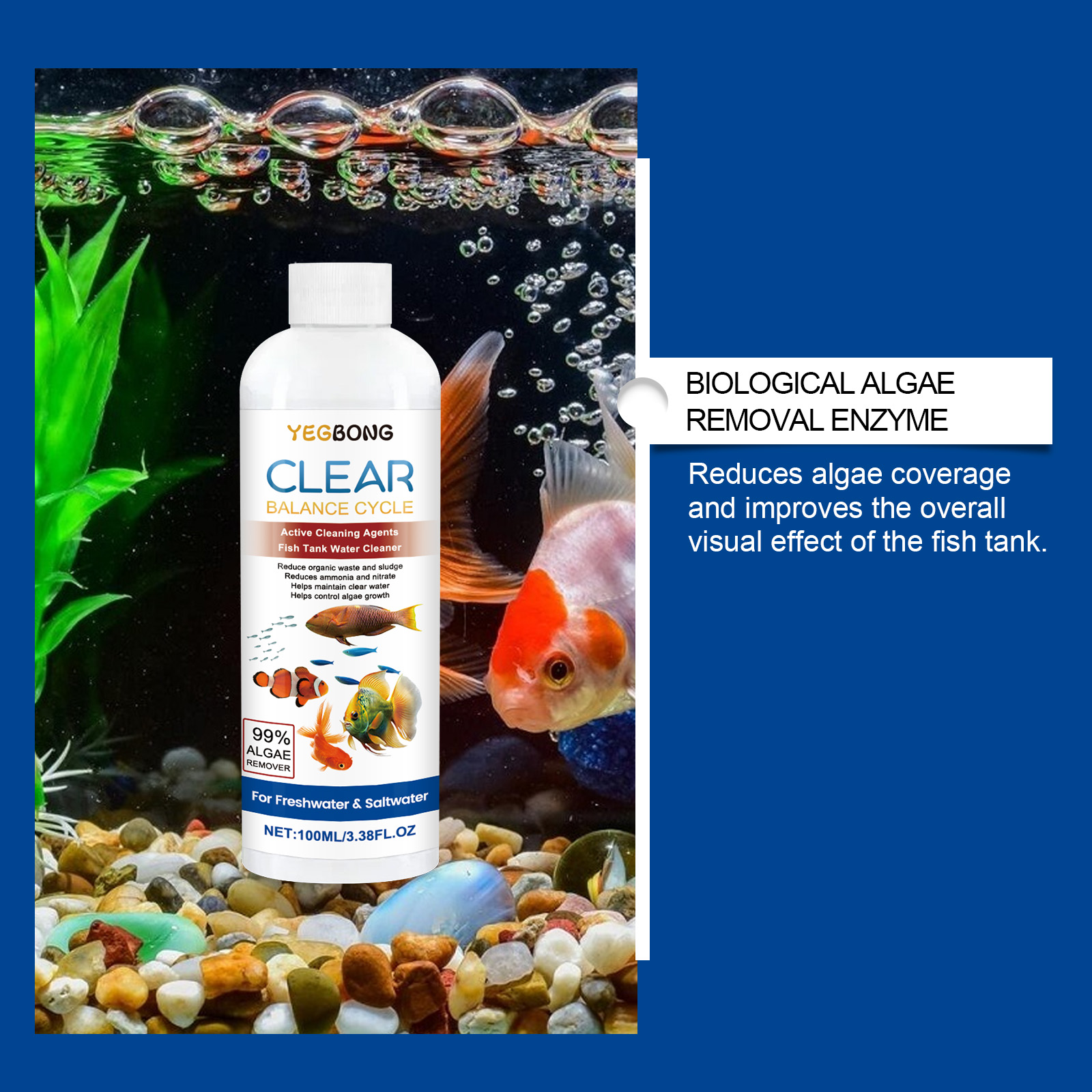 Aquarium-Wasser-Klärer, 100 ml – Marine Aquarium Bacteria Bewertung und Preis