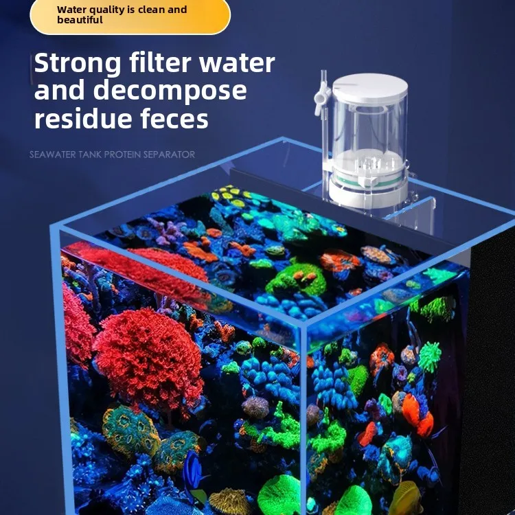 110V-240V Neuer Mini-Aquarium- – Marine Aquarium Protein Skimmer Bewertung und Preis