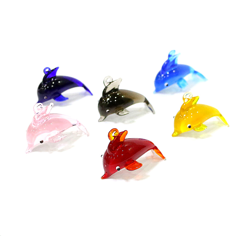 Niedlicher Delphin Charme Glas – Marine Aquarium Design Bewertung und Preis