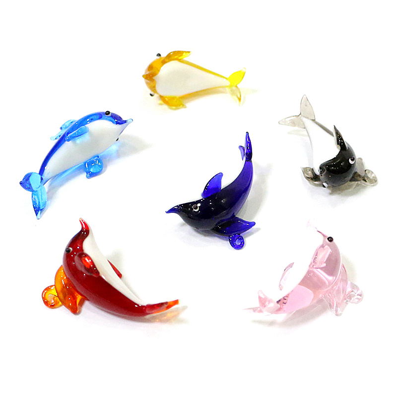 Niedlicher Delphin Charme Glas – Marine Aquarium Design Bewertung und Preis