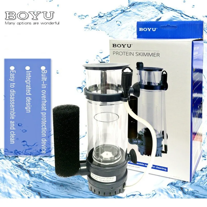6W/8W BOYU Protein-Skimmer-Fil – Marine Aquarium Protein Skimmer Bewertung und Preis