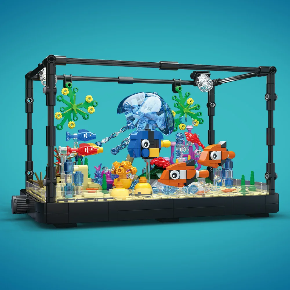Aquarium-Baustein-Set mit Lich – Marine Aquarium Kit Bewertung und Preis