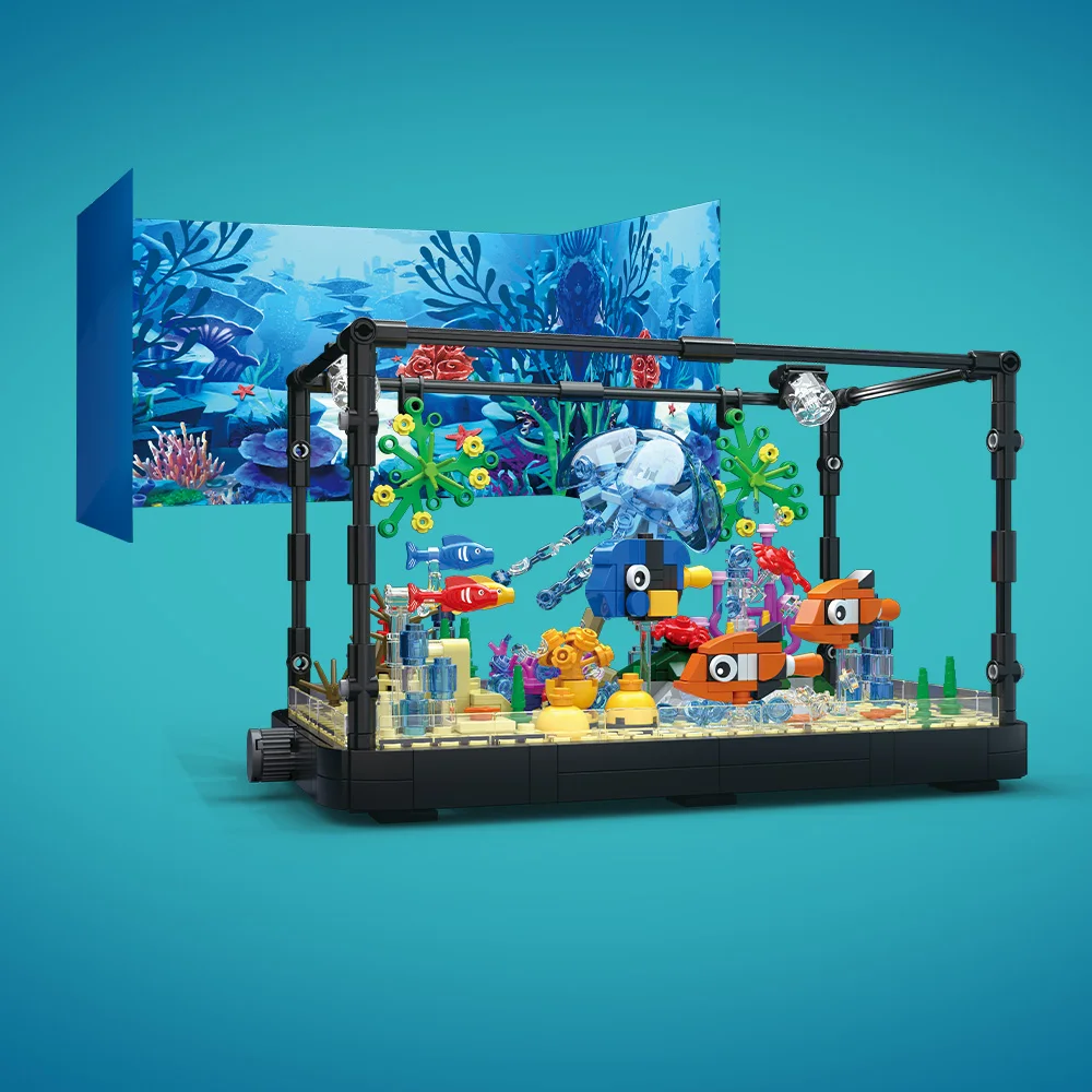 Aquarium-Baustein-Set mit Lich – Marine Aquarium Kit Bewertung und Preis