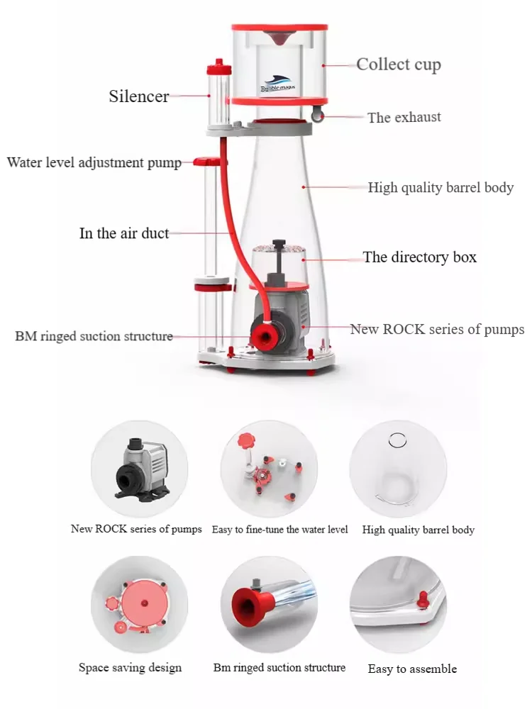 220–240 V 50 Hz Bubble Magus C – Marine Aquarium Protein Skimmer Bewertung und Preis