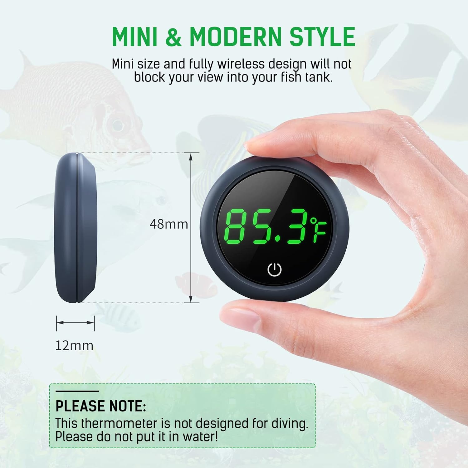 LED-Digital-Aquarium-Thermomet – Marine Aquarium Temperature Bewertung und Preis