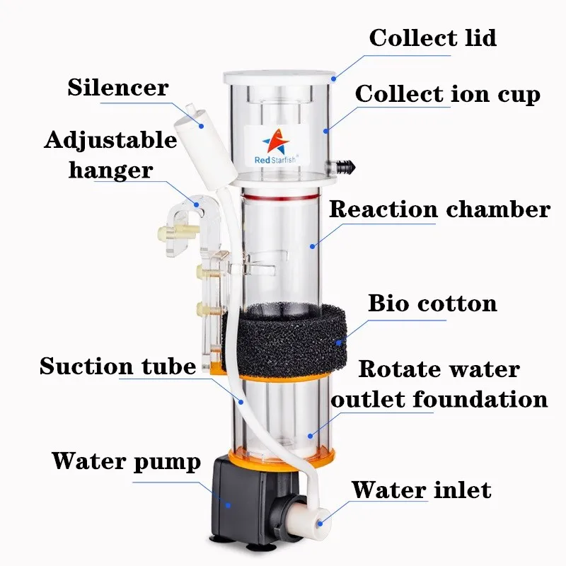 Red StarFish Protein Skimmer,  – Marine Aquarium Protein Skimmer Bewertung und Preis