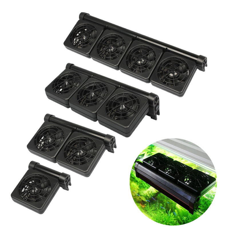 1/2/3/4 Aquarium-Lüfter Kühlge – Marine Aquarium Temperature Bewertung und Preis