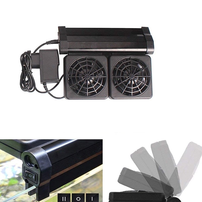 1/2/3/4 Aquarium-Lüfter Kühlge – Marine Aquarium Temperature Bewertung und Preis